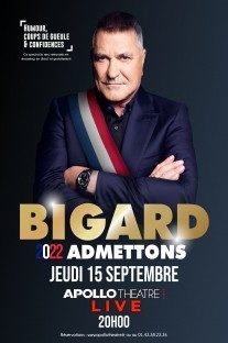 Jean-Marie Bigard – Apollo Théâtre – Paris (75)